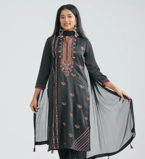 Women’s Black Three Piece Set